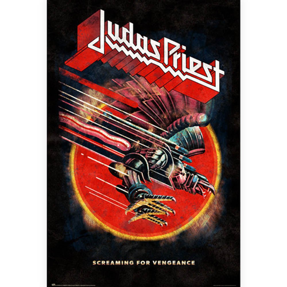 JUDAS PRIEST ジューダスプリースト - SCREAMING FOR VENGEANCE / ポスター - PGS